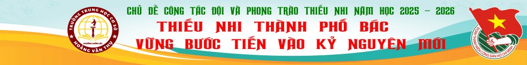Liên Đội Trường THCS Hoàng Văn Thụ Quận 10